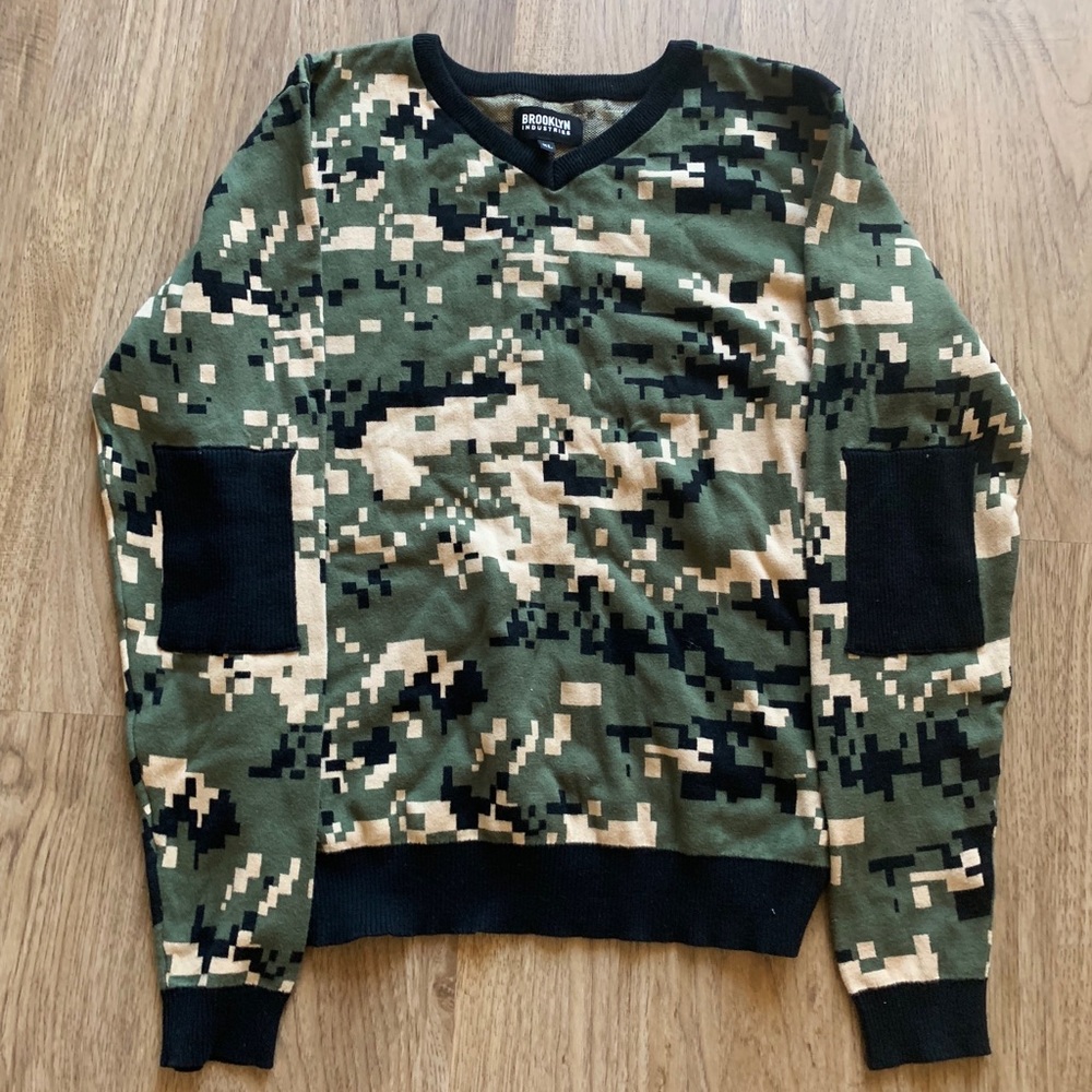 Brooklyn Industries Camo Sweater